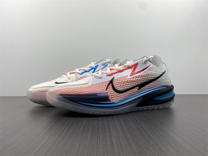 nike air zoom g.t. cut white black  blue cz0176-101