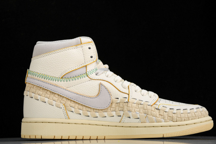 union x air jordan 1 high “woven” fd2565-100
