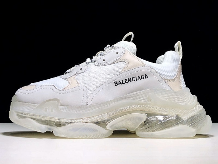 balenga triple s clear sole white 541624 w09e1 9000