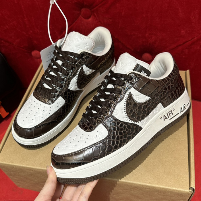 lou vuit sci-fi sneakers& nike air force 1  lvs&naf-001