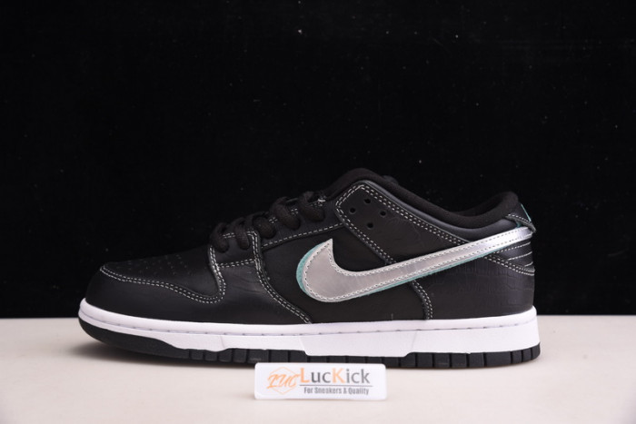 nike sb dunk low diamond S*pply co black diamond bv1310-001