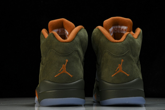 air jordan 5 low “olive” dd0587-308