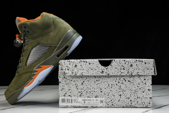 air jordan 5 low “olive” dd0587-308