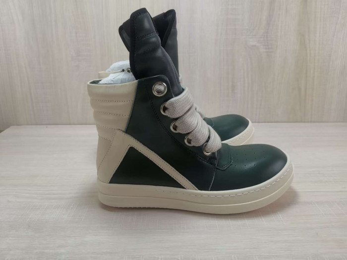 rick owen.s sneaker ro-087(green color)