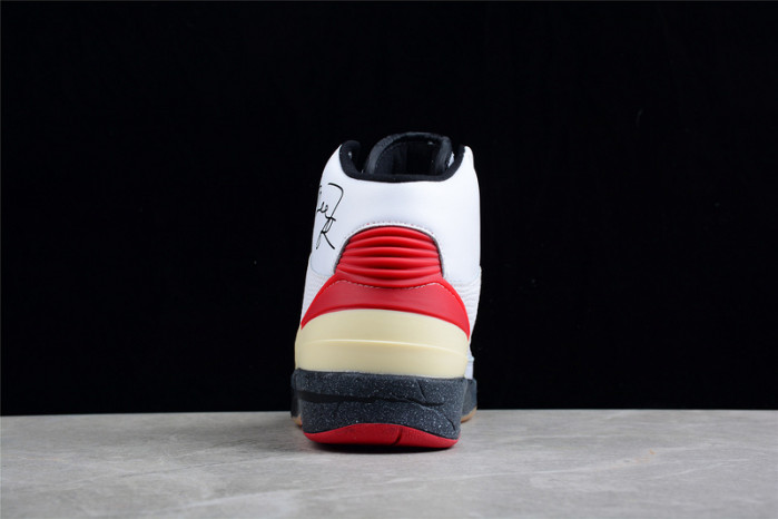 ow x air jordan 2 high sp white red   dj4375--101